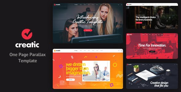 Creatic - One Page Creative Parallax Template