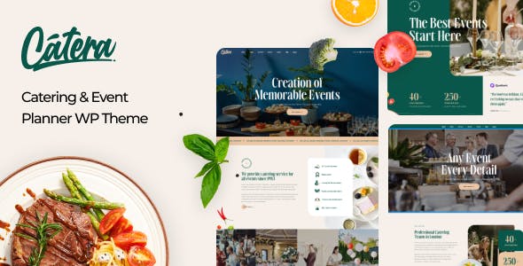 Catera - Catering & Event Planner Wordpress Theme