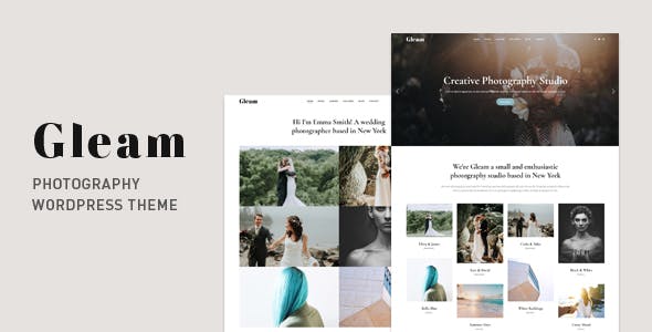 Gleam - Portfolio Photography WordPress Theme
