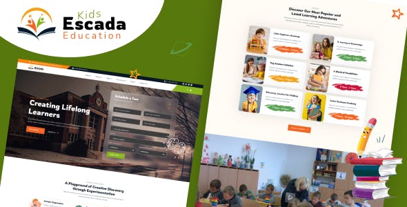 Escada - Children School & Education WordPress Theme