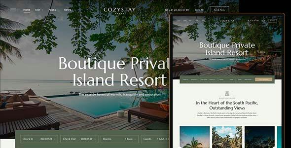 CozyStay - Hotel Booking WordPress Theme