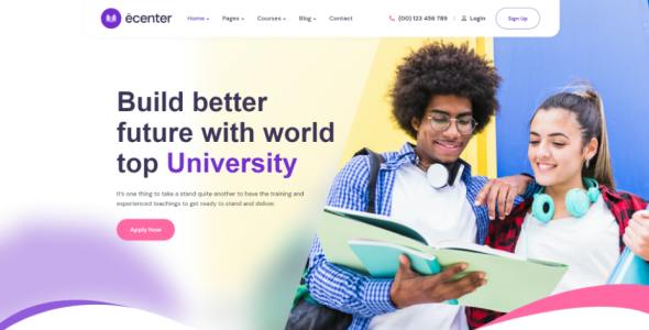 Ecenter - Education WordPress Theme