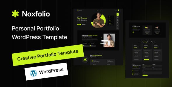 Noxfolio - Personal Portfolio Resume WordPress Theme