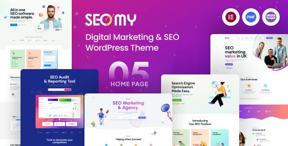 Seomy - Digital Marketing & SEO Agency WordPress Theme + RTL