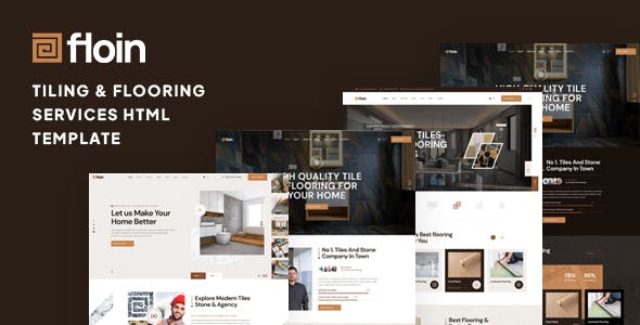 Floin - Tiling & Flooring Services HTML Template