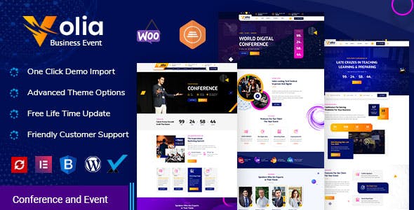 Volia - Conference and Event WordPress Theme
