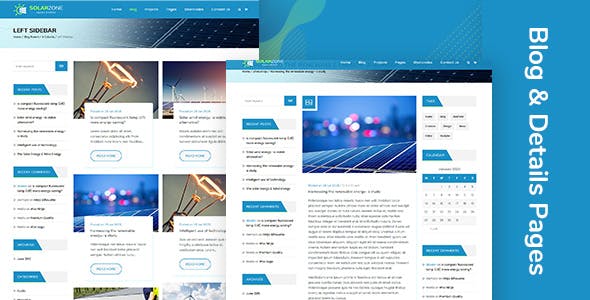 Solar Energy - Wind & Power Company WordPress Theme
