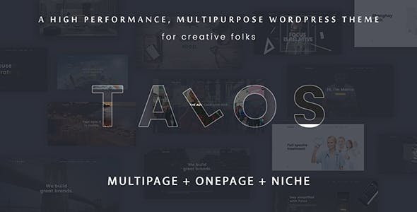 Talos - Creative Multipurpose WordPress Theme